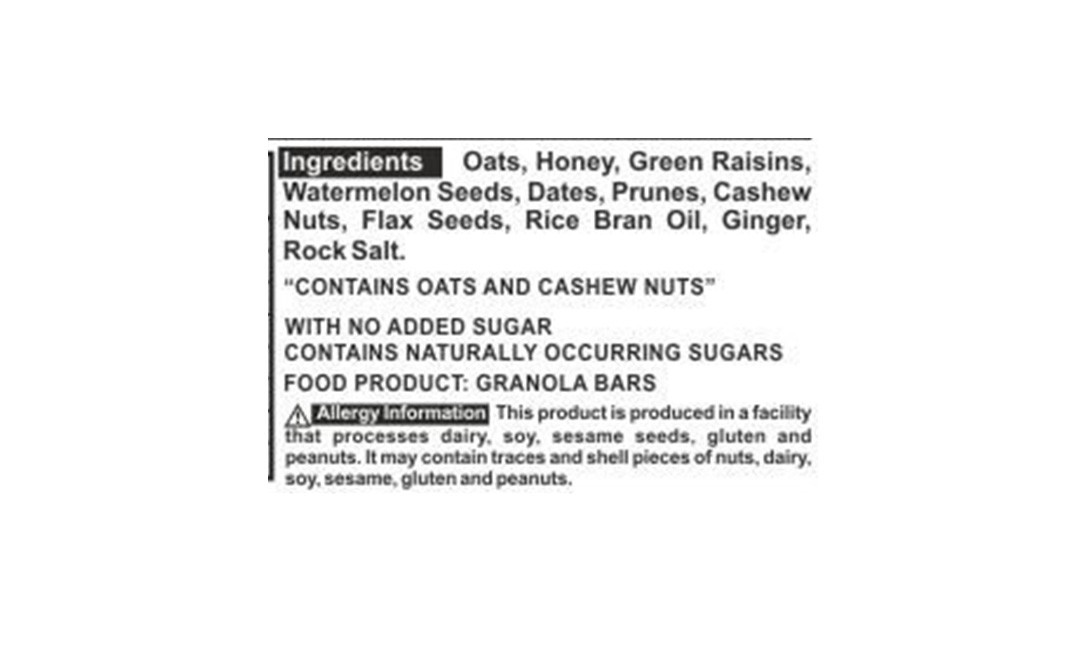 TheNibbleBox Ginger Heil Breakfast Bars   Pack  80 grams